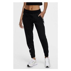 Nike Air Jordan Sportswear Women's 7/8 Fleece Jogger Pants sz Small Black